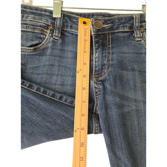 KUT from‎ the Kloth Boyfriend Jeans Medium Wash Distressed Size 2 - Picture 12 of 14